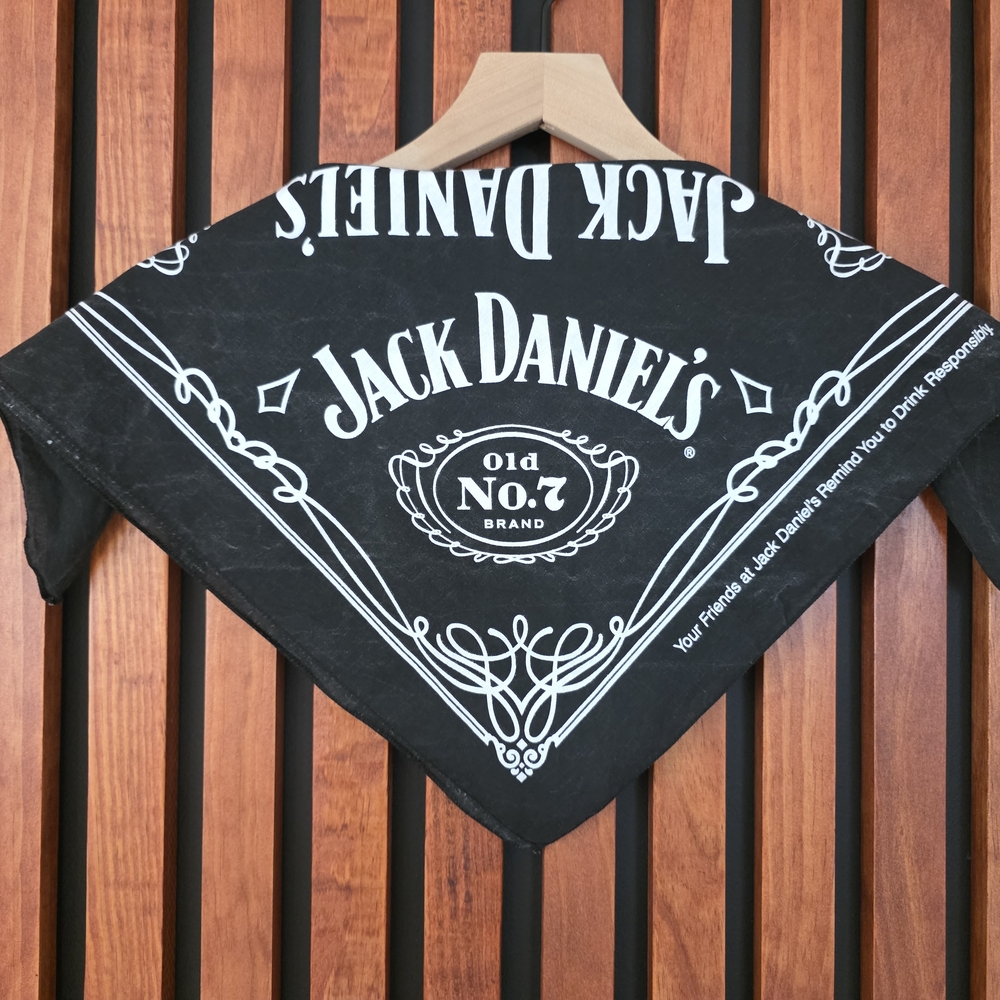 Jack Daniel's Black and White Bandana